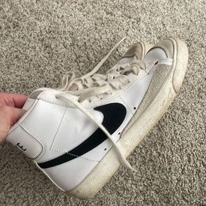 Worn Nike blazers size 6